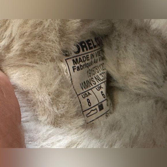 Sorel Go Mail Run Faux Fur Slide Slipper size 8 - Picture 3 of 6